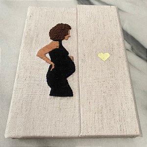 Mini álbum com imã premium - Linha Petit gestante