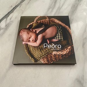 Álbum capa fotográfica / newborn - Formato quadrado