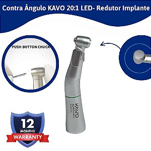 CONTRA ÂNGULO 20:1 LED IMPLANTE REDUTOR - KAVO SURGMATIC