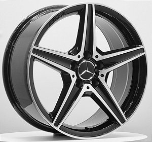 Rodas Aro 19x8 MC/M02 Modelo Réplica Mercedes C250 (5x112)