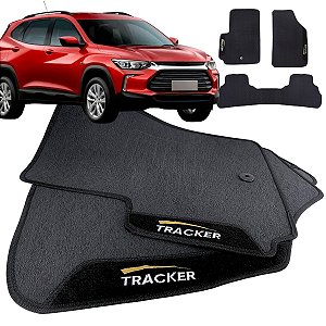 Tapete pra Carro Borracha Nova Tracker 2020 a 2025 3 Peças