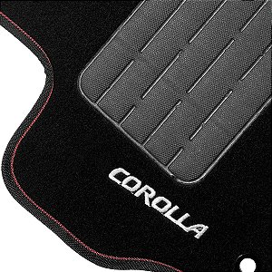 Jogo Tapete Carpete Automotivo Corolla 2020  a 2022 Preto