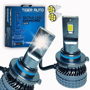 Kit Lâmpada Ultra Led Diamond Farol Milha Golf V 07/13 60W 6500k