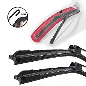 Par Palheta Limpador ParaBrisa H100 1993 a 2001 Silicone