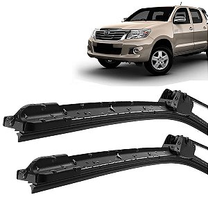 Par Palheta Limpador ParaBrisa Hilux 2005 2006 2007 2008 2009 2010 2011 2012 2013 2014 2015 Silicone