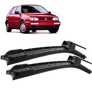 Par Palheta Limpador ParaBrisa Golf 1993 a 1998 Silicone