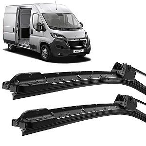 Par Palheta Limpador ParaBrisa Peugeot Boxer 1998 a 2010 Silicone