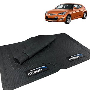 Jogo Tapete Automotivo Borracha Hyundai Veloster 2011/2014