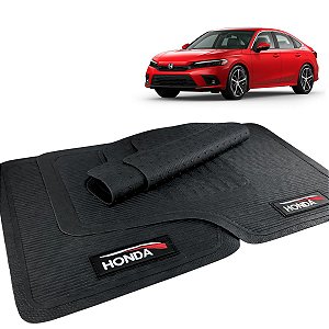 Jogo Tapete Automotivo Borracha  Honda New Civic 2017/2024