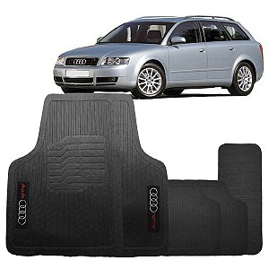 Jogo Tapete Audi A4 1999 a 2006 Borracha Com Logo