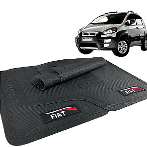 Jogo Tapete Idea Adventure Borracha com Logo Fiat