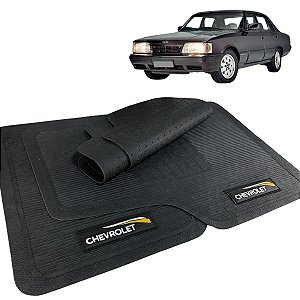 Jogo Tapete Opala Diplomata 1979 a 1992 Borracha com Logo