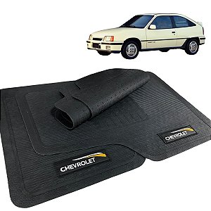 Jogo Tapete Kadett 1989 a 1998 Borracha com Logo