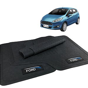 Jogo Tapete New fiesta 2014 2015 2016 Borracha com logo