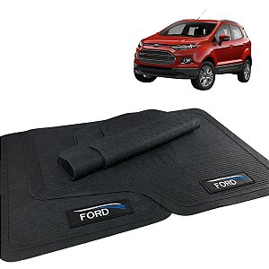 Jogo Tapete EcoSport 2012 2013 2014 2015 Borracha com Logo