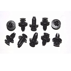 Grampo Parachoque Hilux  Pequeno  Kit 10 Peças