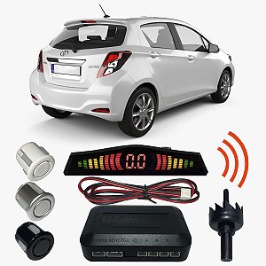 Sensor Estacionamento Ré Yaris com Display 4 pontos