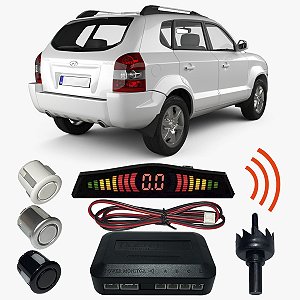 Sensor Estacionamento Ré Tucson com Display 4 pontos