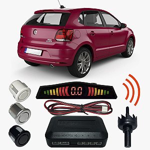 Sensor Estacionamento Ré Polo com Display 4 pontos
