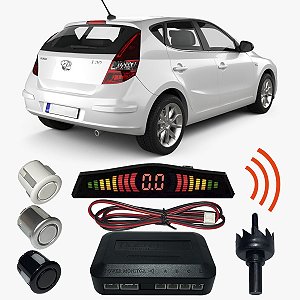 Sensor Estacionamento Ré I30 com Display 4 pontos