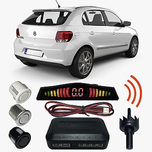 Sensor Estacionamento Ré Gol com Display 4 pontos