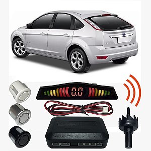 Sensor Estacionamento Ré Focus com Display 4 pontos