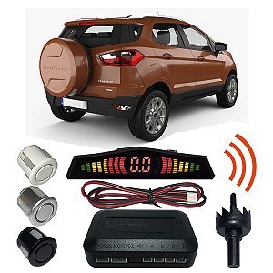 Sensor Estacionamento Ré ecosport com Display 4 pontos