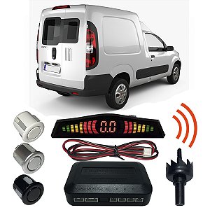 Sensor Estacionamento Ré fiorino com Display 4 pontos
