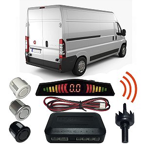 Sensor Estacionamento Ré ducato com Display 4 pontos