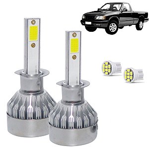 Kit Super Led S10 1995 1996 1997 1998 Farol Alto H1 20000 Lumens