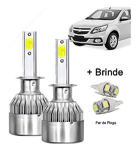 Kit Lâmpada Super Led Agile 2013 A 2016 Farol Milha