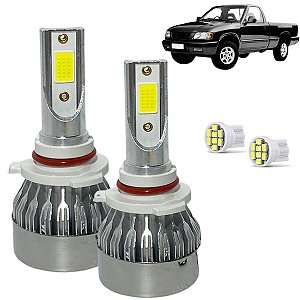 Kit Super Led S10 1995 1996 1997 1998 Farol Baixo HB4 20000 Lumens