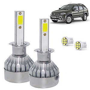 Kit Super Led Palio Weekend Treking 2009 a 2013 Farol Baixo