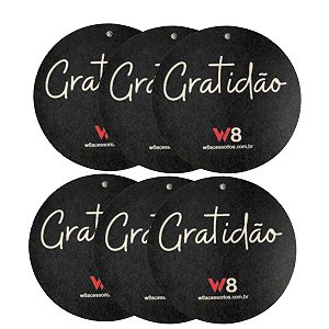 Kit Aromatizante Cheirinho Carro Baunilha 6 peças