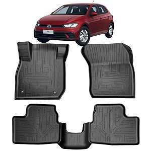 Tapete Bandeja Borracha Borda alta Polo 2017 a 2025