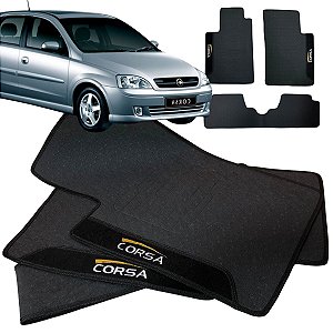 Tapete pra Carro Borracha Corsa 2002 a 2012 3 Peças