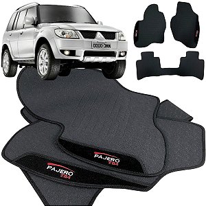 Tapete pra Carro Borracha Pajero Tr4 Todas 3 Peças