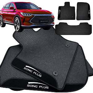 Jogo Tapete Borracha BYD SONG PLUS 2025 2026 Antiderrapante