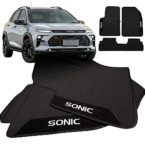 Tapete Borracha Novo Sonic 2026 2027 Antiderrapante Linha Premium