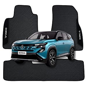 Tapete Borracha  RENAULT BOREAL 2026 3 Peças Reforçado