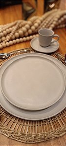 Prato de Sobremesa Bio Stoneware Vit Ø21,5cm