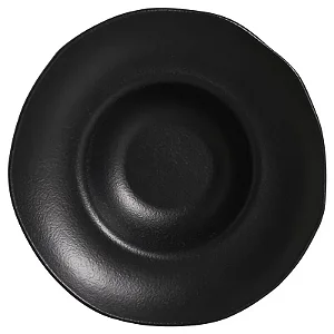 Pratos de Massa Orgânico Preto Matte Ø28x6,5cm 450ml