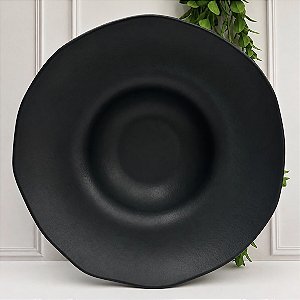 Pratos de Massa Orgânico Preto 28x6,5cm