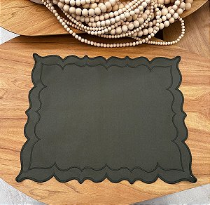 Retangular Verde Musgo