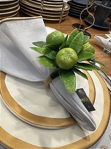 Porta Guardanapo maçã verde