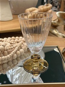 Taça de Vidro Transparente Ambar