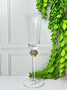 Taça c/ Detalhe Strass e Ouro