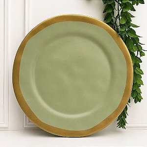 Prato Raso Verde c/ Filete Amassada
