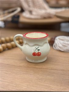 Xícara Babado Cereja 130ml