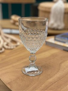 Taça Cristal Água Coração 330ml